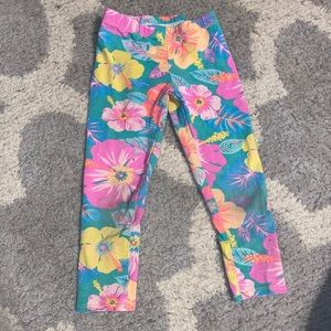 3/$9 or 5/$10  floral leggings fabkids 4t/5t